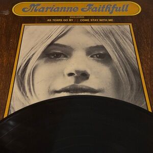 Marianne Faithfull Vinyl Record - Black